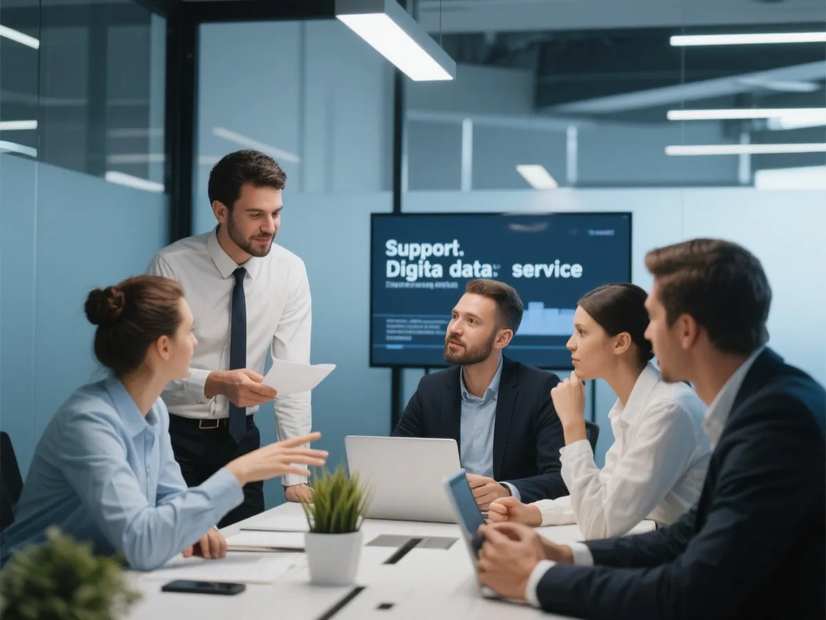 专业服务团队沟通场景